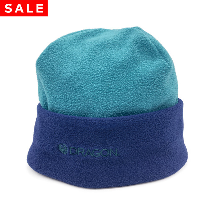 90' FLEECE BEANIE - NAVY / LAUREL