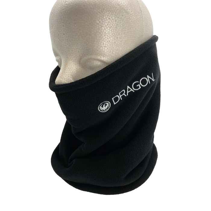 TALL NECK WARMER - BLACK