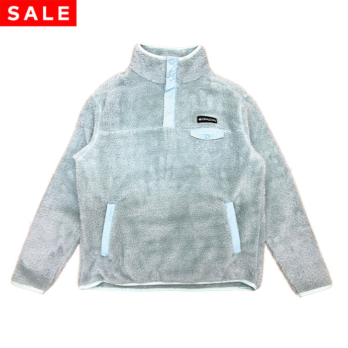 PULLOVER FLEECE - NAVY/LAUREL