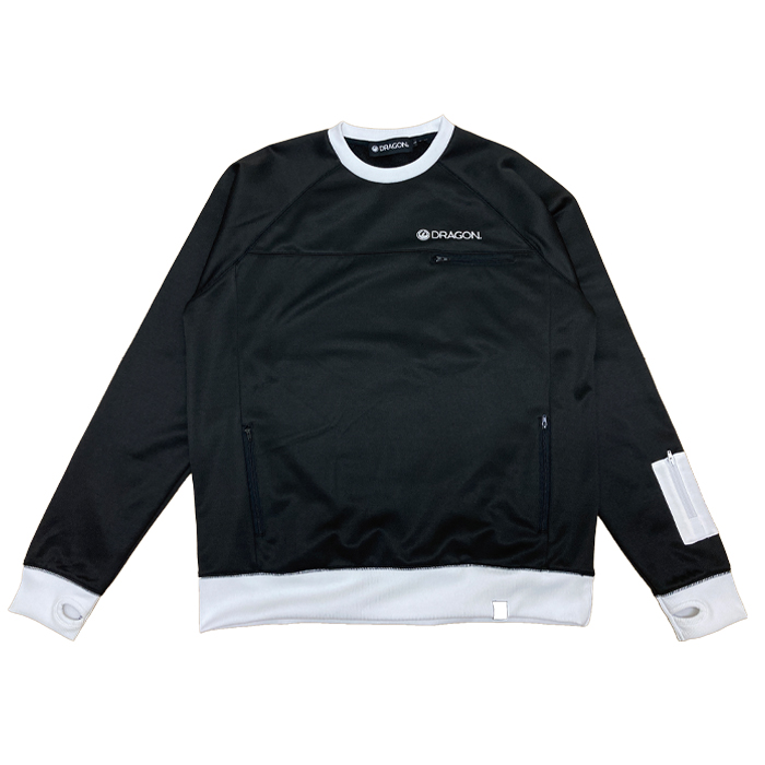 BASIC BONDING CREW - WHITE / BLACK